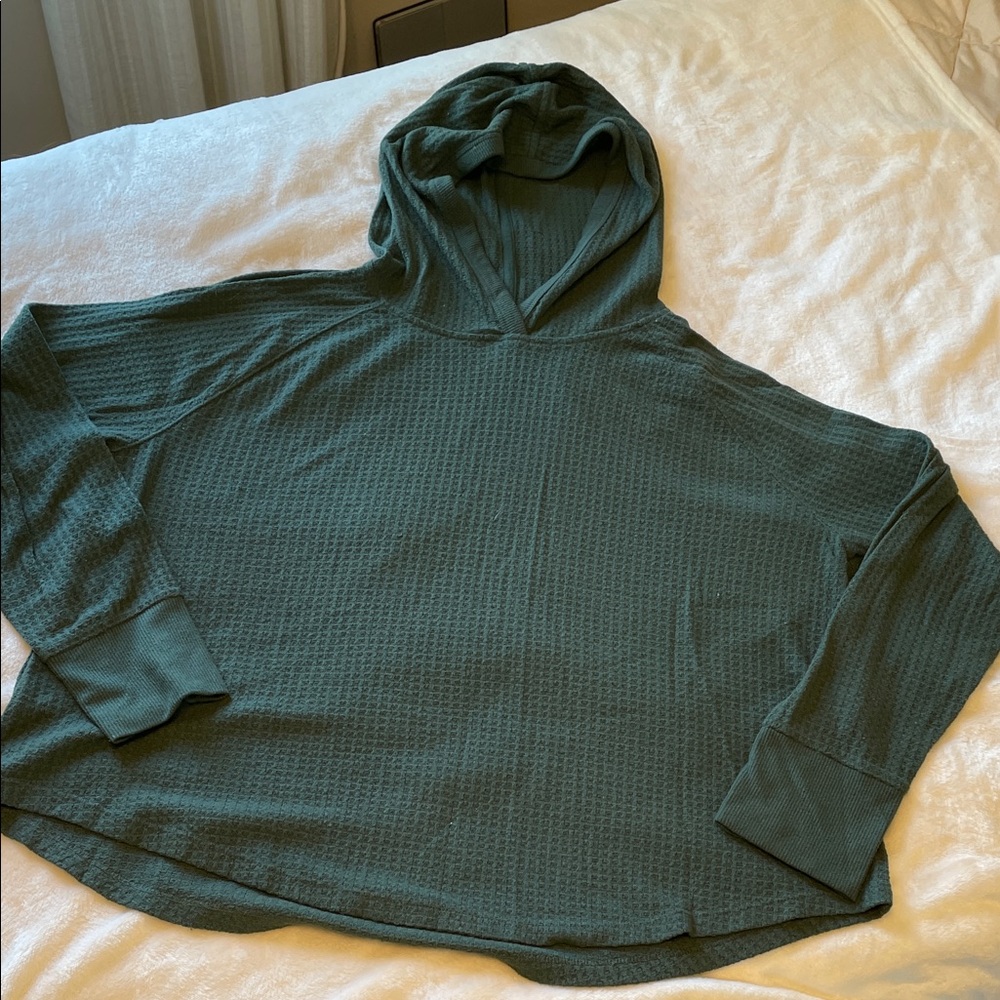 Calvin Klein Textured Green Activewear Hoodie